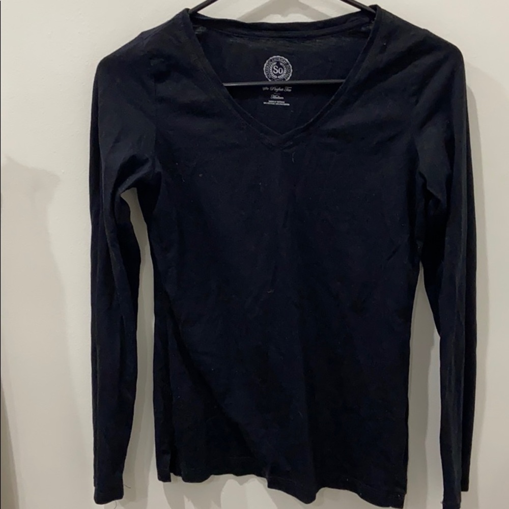 Long sleeve v neck